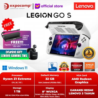 LENOVO LEGION GAMING GO S 8APU1 0UID AMD Ryzen Z1 EXTREME GO 32GB 1TB SSD WIN 11 HOME TOUCH