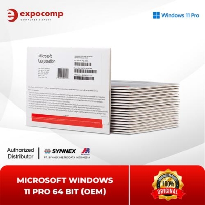 MICROSOFT WINDOWS 11 PRO 64-bit OEM - ORIGINAL & RESMI