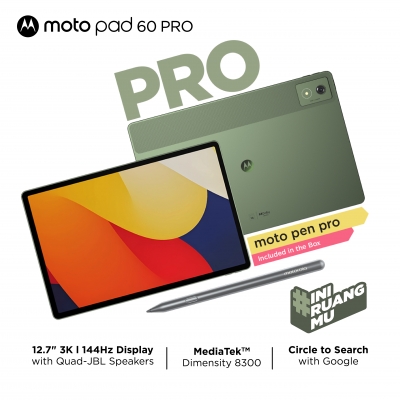 TABLET MOTOROLA MOTOPAD 60 PRO MEDIATEK DIMENSITY 8300 8GB 256GB ARM G615 MC5 ANDROID 15
