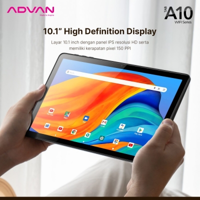 ADVAN TAB A10 GREY A523 OCTA-CORE 4GB 64GB 10.1 INCH HD IPS 5000 MAH ANDROID 14
