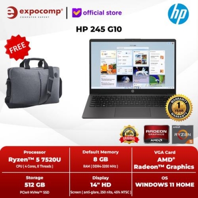 Hewlett Packard HP 245 GEN 10 G10 8J403PA SILVER AMD RYZEN 3-7320U 8GB